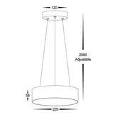 Havit Lighting Indoor Pendants Nella LED Pendant Light CCT 20w Lights-For-You